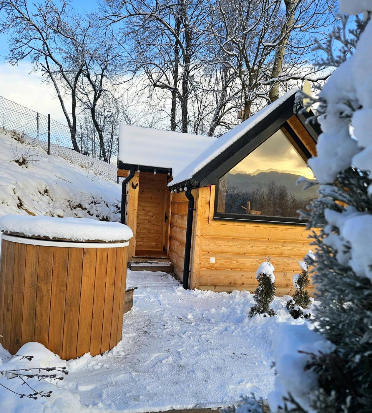 Goralska Chatka 2 Highland Cottage - Split Ac, Jacuzzi, Sauna, Private Parking, Mountains View, Garden, Zakopane Luaran gambar